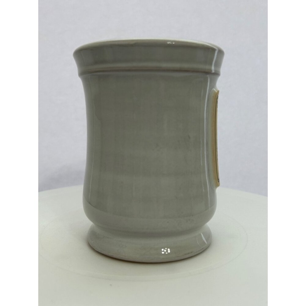 Marrs Mercantile Handmade Coffee Cup Mug Deneen Pottery Gray & Cream 2023 USA - Picture 2 of 7